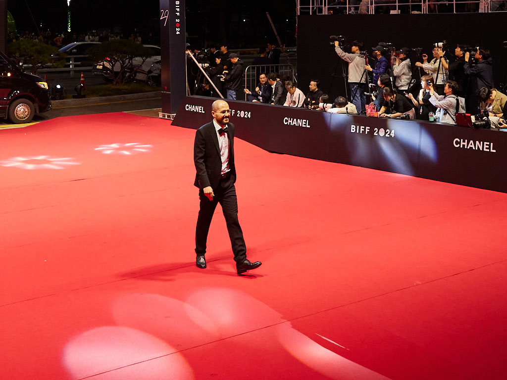 Mohammad Towrivarian at opening ceremony of Busan film festival 2024